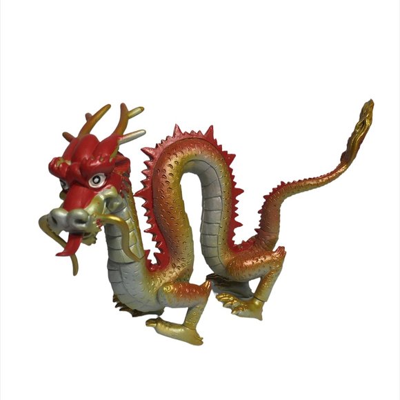 TIBETAN DRAGON Dragonology Series Figure Sababa Toys 8" inch Red Jointed VHTF - Picture 12 of 12